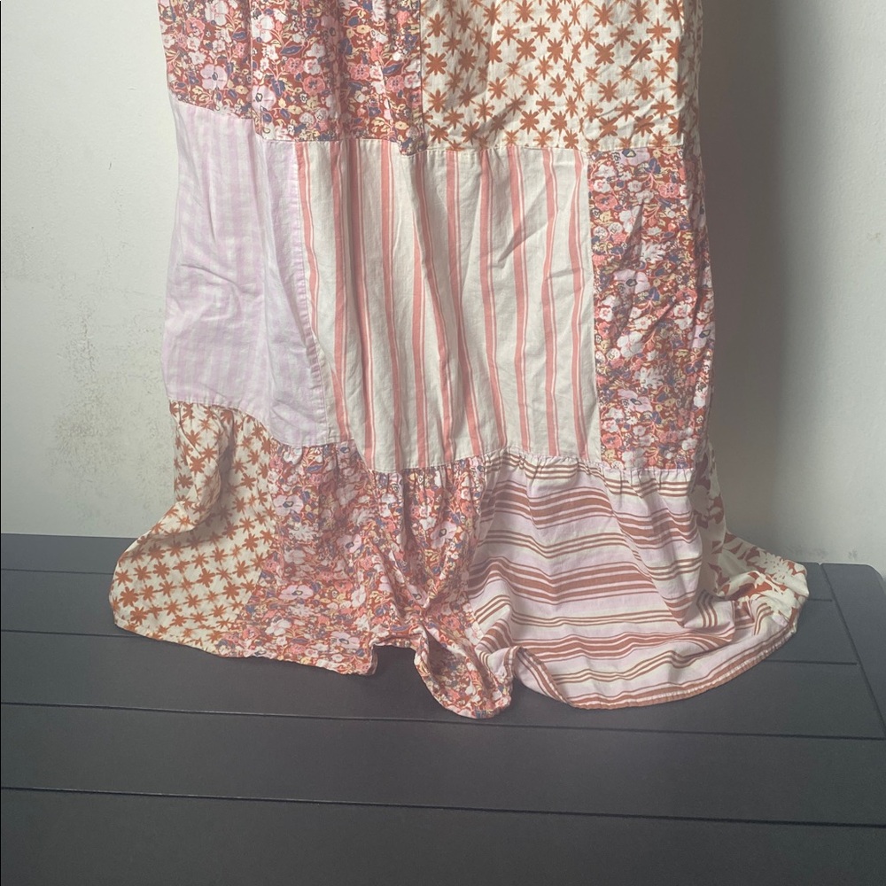 Universal Thread Patchwork High Low Dress - Pink … - image 4